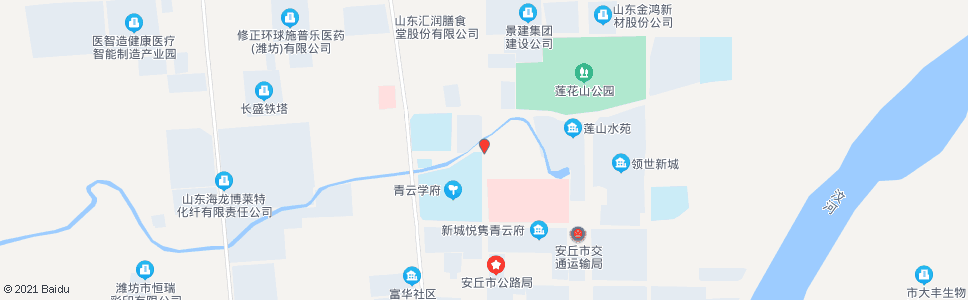 潍坊学府家园_公交站地图_潍坊公交_妙搜公交查询2025