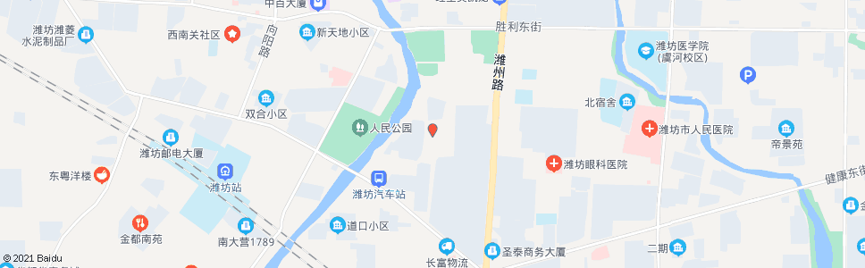 潍坊四平路民生街路口(恒易星河熙园)_公交站地图_潍坊公交_妙搜公交查询2024