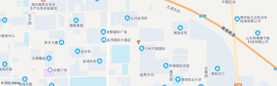 潍坊北宫东街志远路口_公交站地图_潍坊公交_妙搜公交查询2024