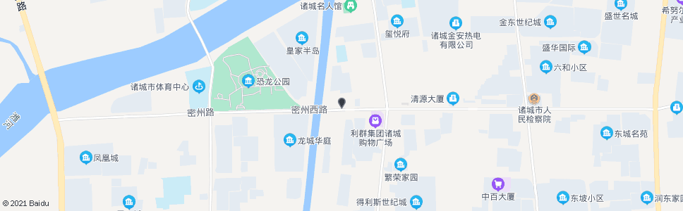 潍坊诸城交运汽车运输有限公司(密州路)_公交站地图_潍坊公交_妙搜公交查询2024