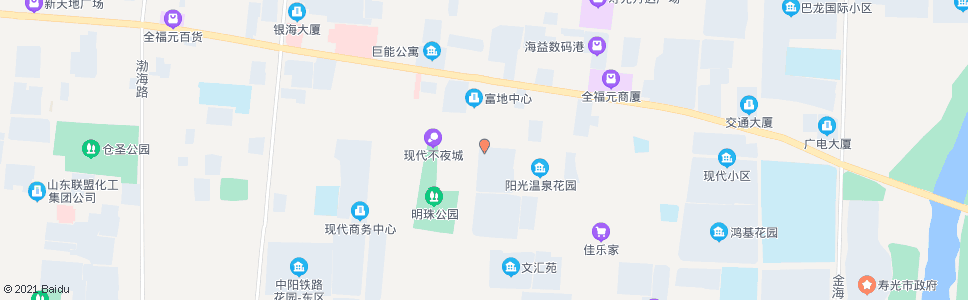 潍坊温泉大酒店_公交站地图_潍坊公交_妙搜公交查询2024