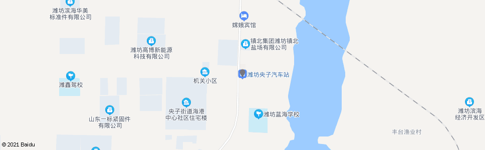 潍坊滨海区央子汽车站_公交站地图_潍坊公交_妙搜公交查询2024