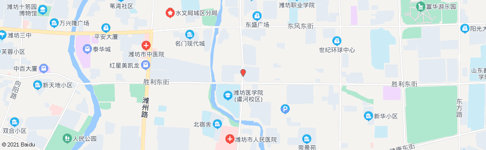 潍坊虞河路胜利街路口_公交站地图_潍坊公交_妙搜公交查询2024