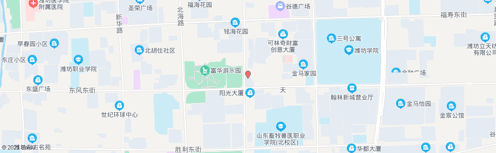 潍坊东方大酒店_公交站地图_潍坊公交_妙搜公交查询2025