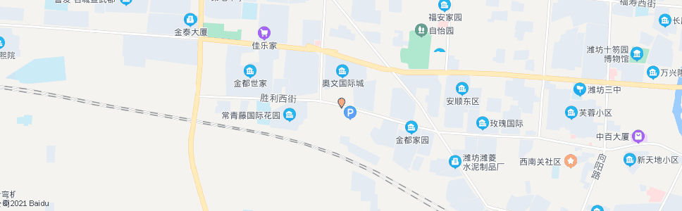 潍坊胜利街清平路口_公交站地图_潍坊公交_妙搜公交查询2025