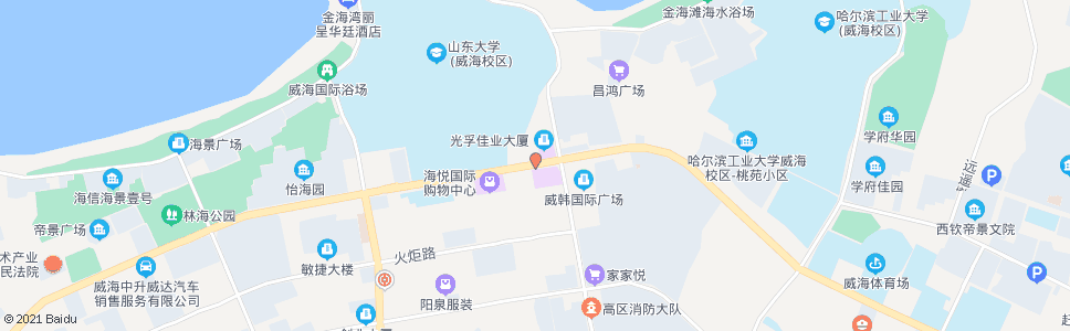 威海大屋建材商城_公交站地图_威海公交_妙搜公交查询2025