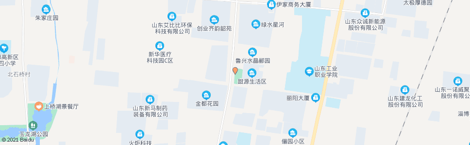 淄博甘家村_公交站地图_淄博公交_妙搜公交查询2025