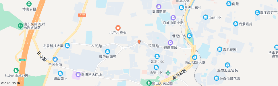 淄博城区街道办事处_公交站地图_淄博公交_妙搜公交查询2024