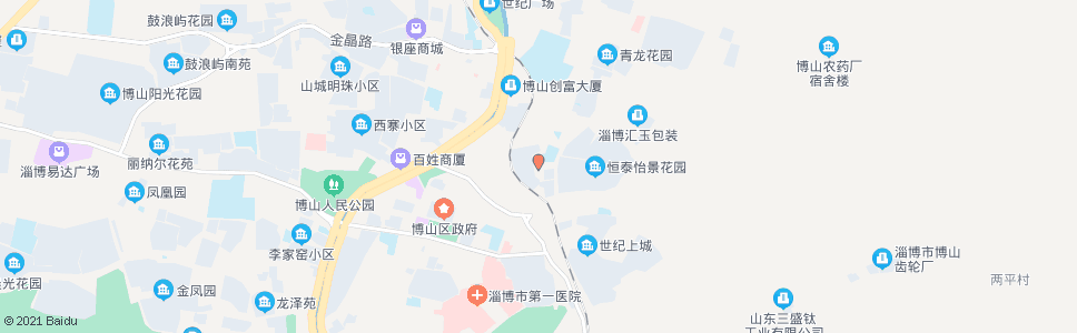 淄博社区管理部_公交站地图_淄博公交_妙搜公交查询2024