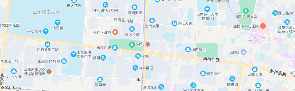 淄博口腔医院_公交站地图_淄博公交_妙搜公交查询2025