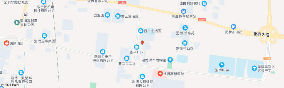 淄博街子村_公交站地图_淄博公交_妙搜公交查询2024