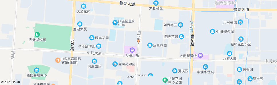 淄博远景小区西门_公交站地图_淄博公交_妙搜公交查询2025