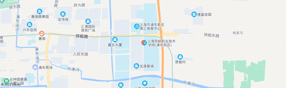 上海学海路人民东路_公交站地图_上海公交_妙搜公交查询2025