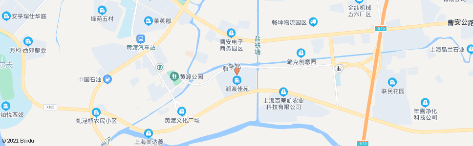 上海春荣路黄渡大道_公交站地图_上海公交_妙搜公交查询2025