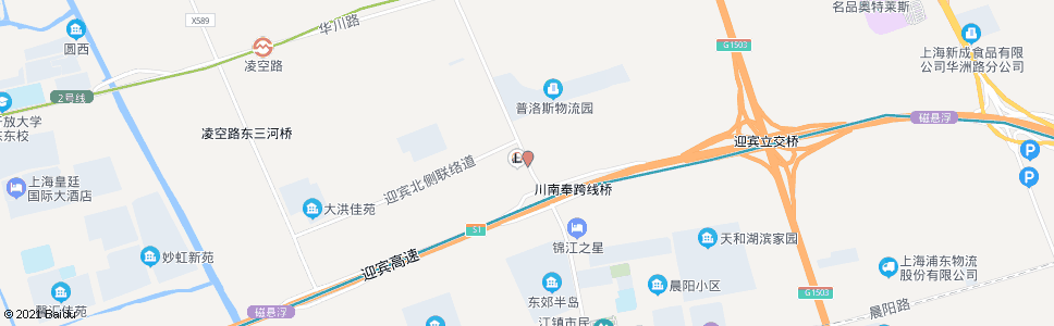 上海川南奉公路营前路(招呼站)_公交站地图_上海公交_妙搜公交查询2025