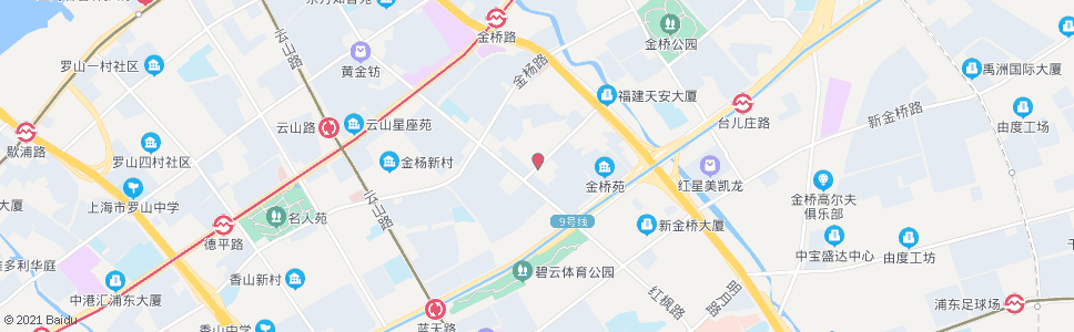 上海金台路枣庄路_公交站地图_上海公交_妙搜公交查询2025