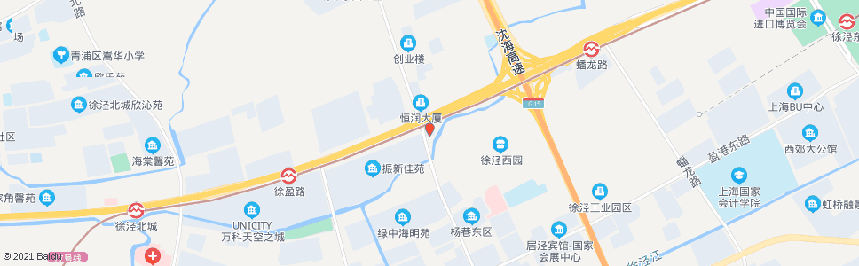 上海明珠路崧泽大道(建设大楼)_公交站地图_上海公交_妙搜公交查询2025