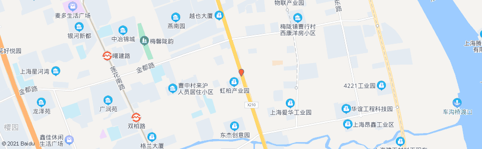 上海虹梅南路双柏路_公交站地图_上海公交_妙搜公交查询2025