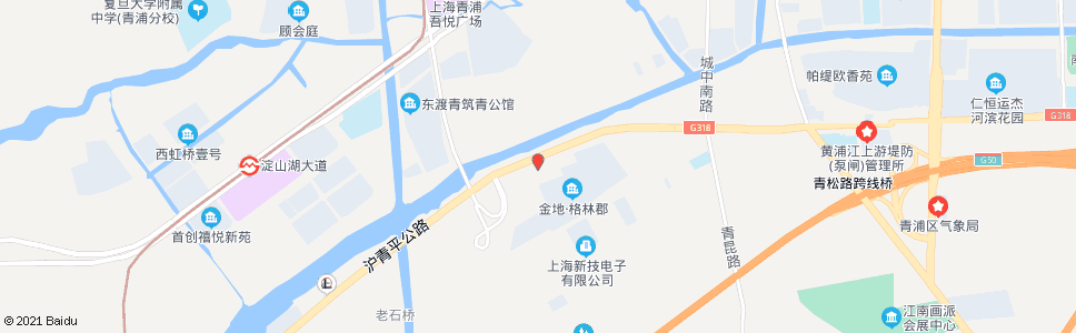 上海沪青平公路漕盈路_公交站地图_上海公交_妙搜公交查询2025