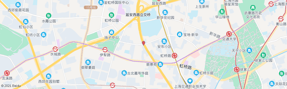 上海中山西路安顺路_公交站地图_上海公交_妙搜公交查询2024