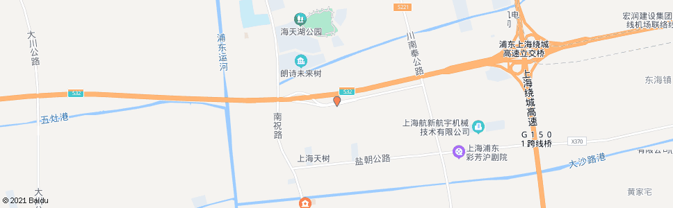 上海川南奉公路S32_公交站地图_上海公交_妙搜公交查询2024