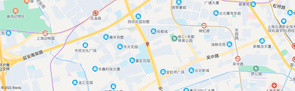 上海虹许路红松东路_公交站地图_上海公交_妙搜公交查询2025