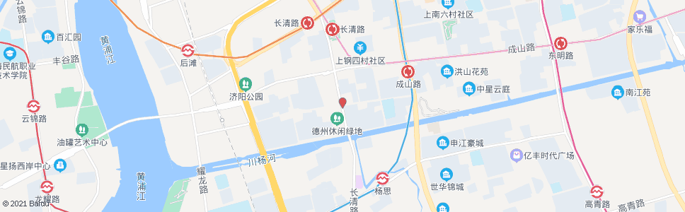 上海德州路长清路_公交站地图_上海公交_妙搜公交查询2025