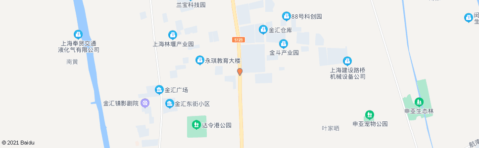 上海浦星公路金汇大道_公交站地图_上海公交_妙搜公交查询2025