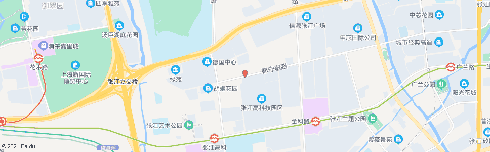 上海郭守敬路牛顿路_公交站地图_上海公交_妙搜公交查询2024