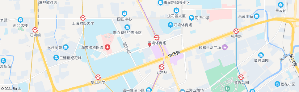 上海政通路淞沪路_公交站地图_上海公交_妙搜公交查询2024