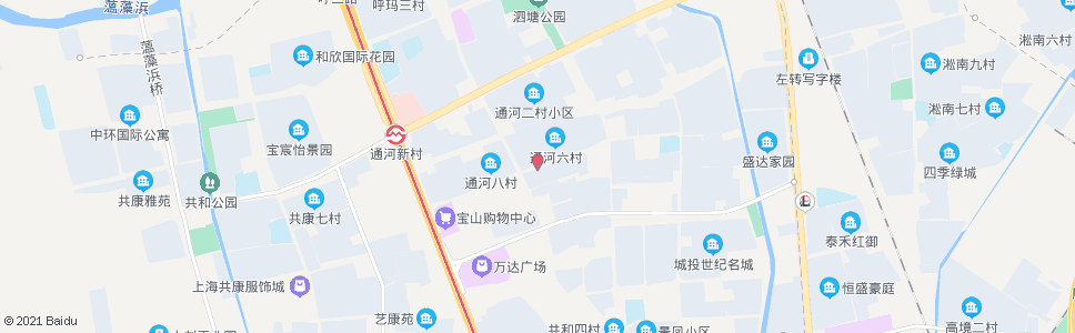 上海共江路通河路_公交站地图_上海公交_妙搜公交查询2025