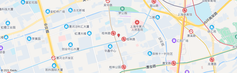 上海田林路桂林路_公交站地图_上海公交_妙搜公交查询2025