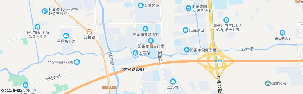 上海瑞和路周园路_公交站地图_上海公交_妙搜公交查询2025