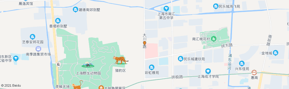 上海大川公路拱乐路_公交站地图_上海公交_妙搜公交查询2025