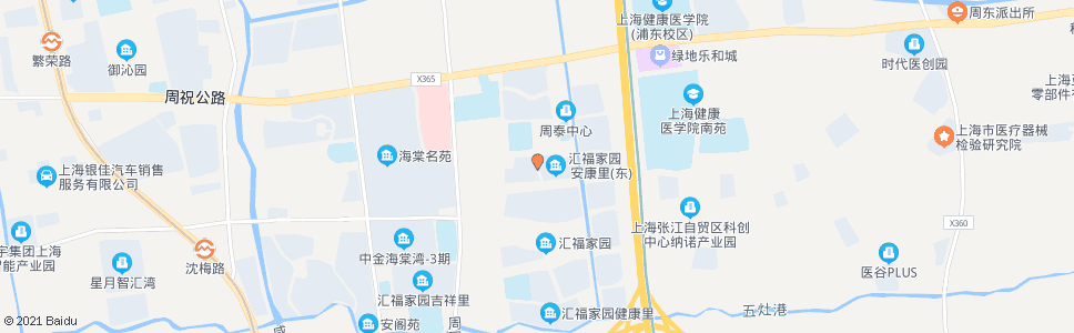 上海周阳路瑞福路_公交站地图_上海公交_妙搜公交查询2025