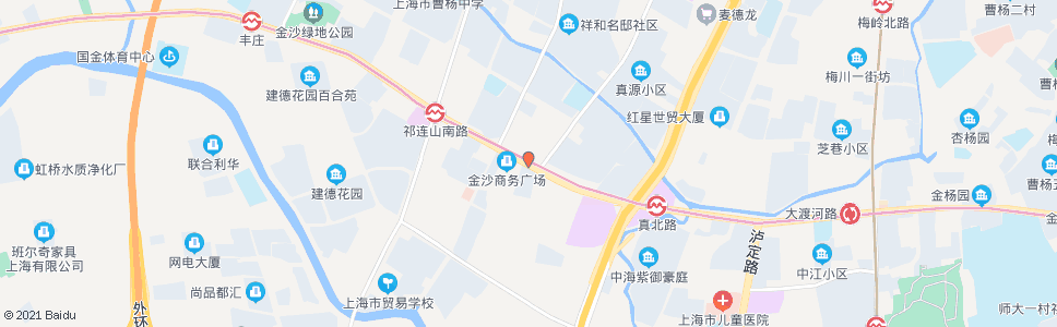 上海金沙江路万镇路_公交站地图_上海公交_妙搜公交查询2025