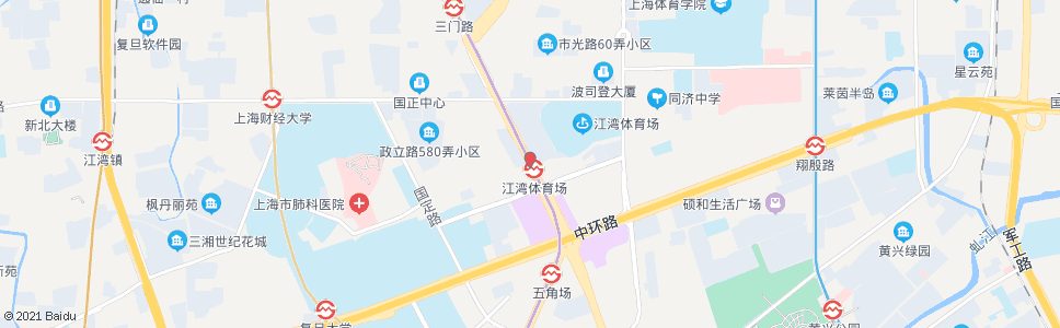 上海政民路淞沪路_公交站地图_上海公交_妙搜公交查询2025