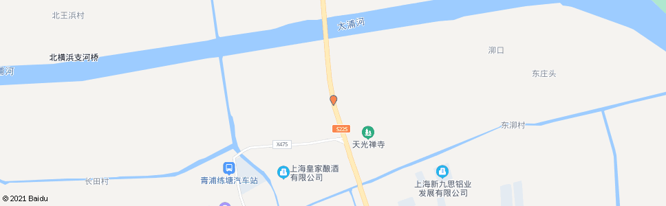 上海朱枫公路泖甸(临时站)_公交站地图_上海公交_妙搜公交查询2025