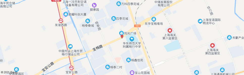 上海宝杨路松兰路_公交站地图_上海公交_妙搜公交查询2025