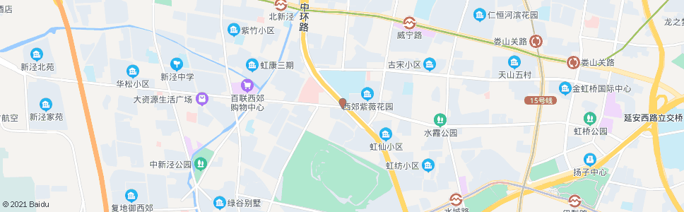 上海北虹路仙霞路_公交站地图_上海公交_妙搜公交查询2025