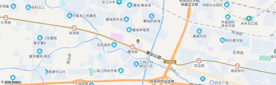 上海嘉怡路海蓝路_公交站地图_上海公交_妙搜公交查询2025