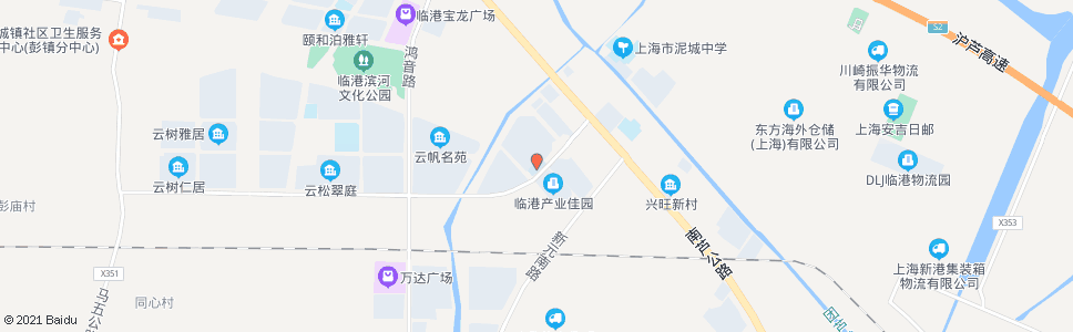 上海泥城路彭平路(泥城幼儿园)_公交站地图_上海公交_妙搜公交查询2025