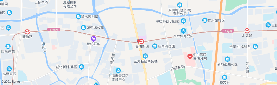 上海外青松公路香大路(人民桥)_公交站地图_上海公交_妙搜公交查询2025