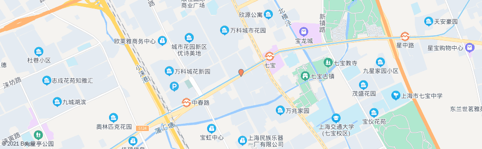 上海七莘路沪松公路_公交站地图_上海公交_妙搜公交查询2025