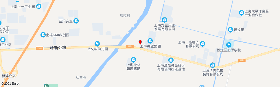 上海叶新支路叶新公路_公交站地图_上海公交_妙搜公交查询2025