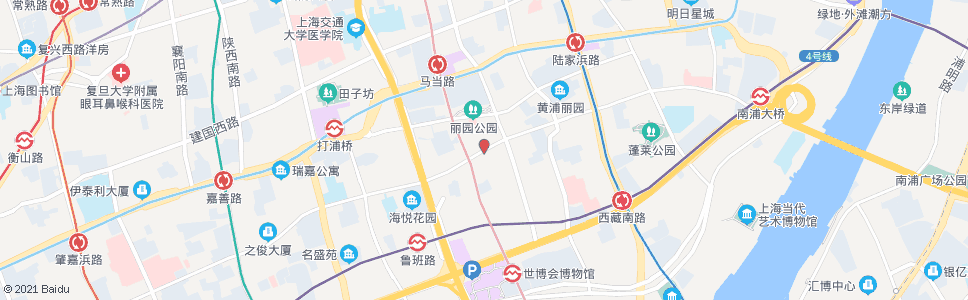 上海蒙自路斜土路_公交站地图_上海公交_妙搜公交查询2024