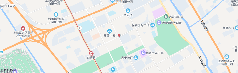 上海白银路永盛路_公交站地图_上海公交_妙搜公交查询2025