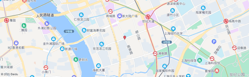 上海潍坊路南泉北路_公交站地图_上海公交_妙搜公交查询2025