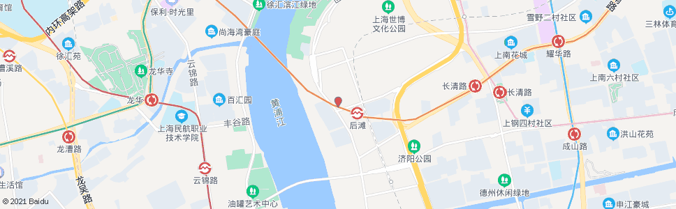 上海通耀路耀龙路_公交站地图_上海公交_妙搜公交查询2025