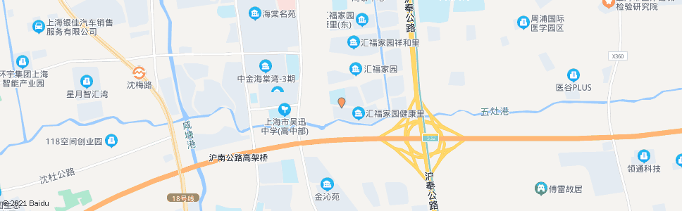 上海瑞和路周达路_公交站地图_上海公交_妙搜公交查询2025